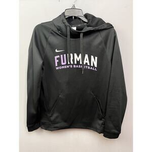 Furman Paladins Hoodie Womens Small Gray Purple Nike NCAA Basketball Logo